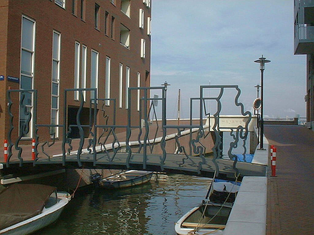 Kunst (Brug 1987) - Majanggracht - Amsterdam