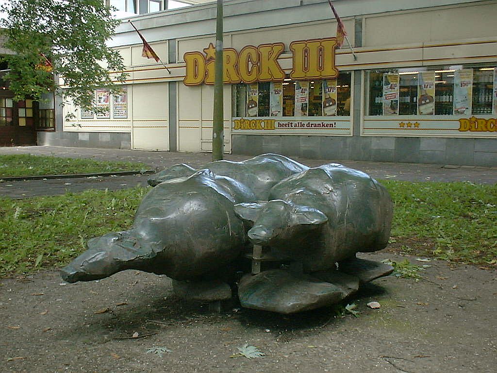 Waterbuffels van Fioen Blaisse - Amsterdam