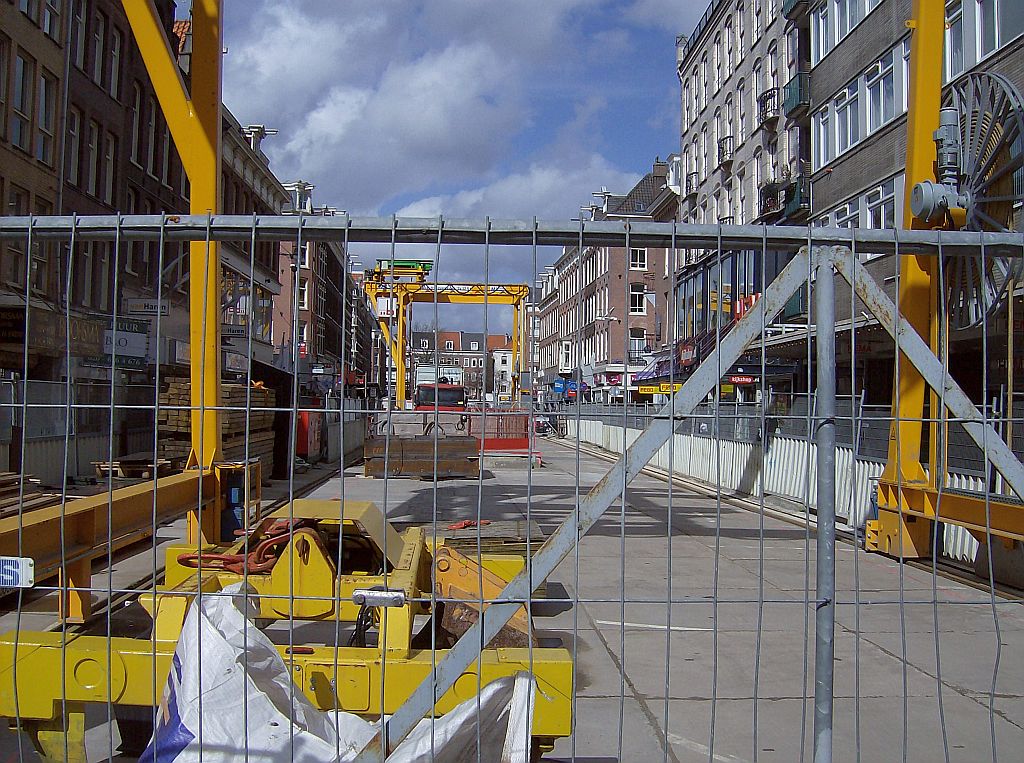 Ferdinand Bolstraat - Werkzaamheden Noord- Zuidlijn - Amsterdam