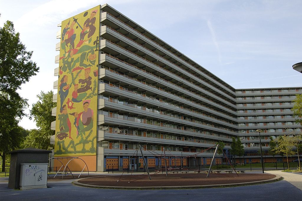 Reuzenschilderij - Gooioord - Amsterdam