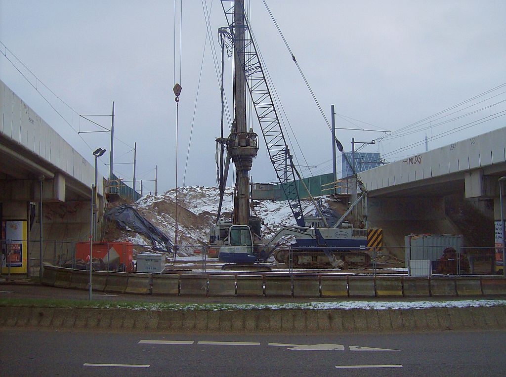 Station Zuid WTC - Werkzaamheden Noord- Zuidlijn - Amsterdam