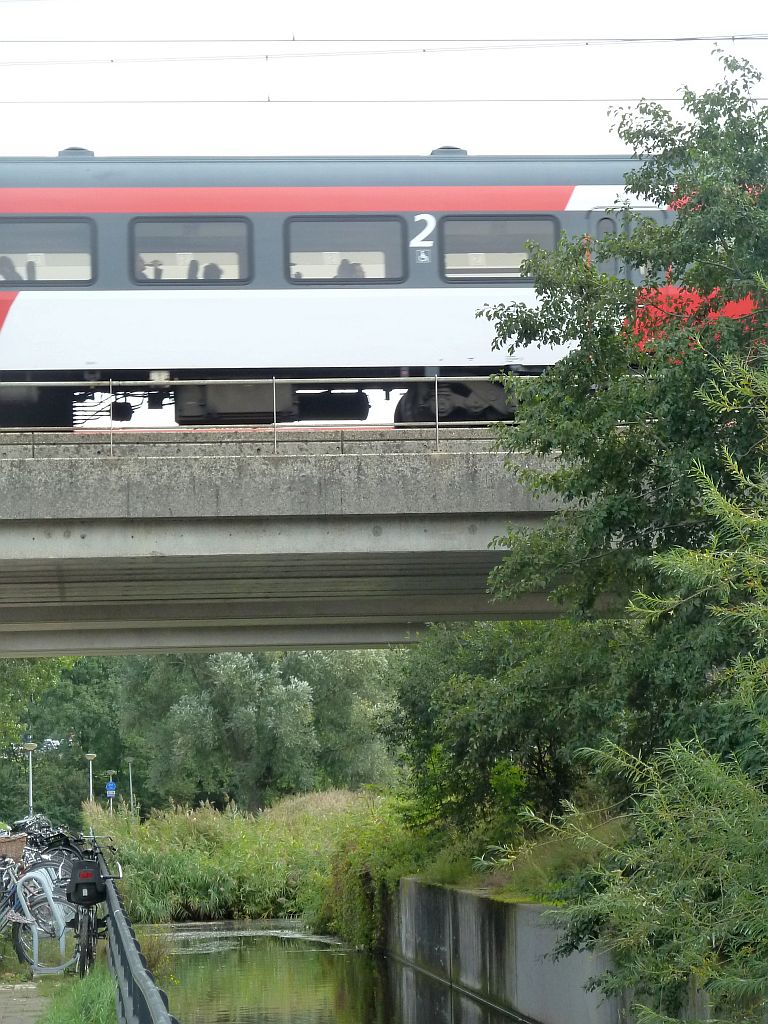 Metrolijn bij de Henk Sneevlietweg - Amsterdam