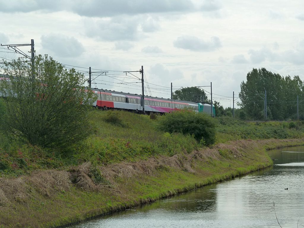 Metrolijn bij de Henk Sneevlietweg - Amsterdam