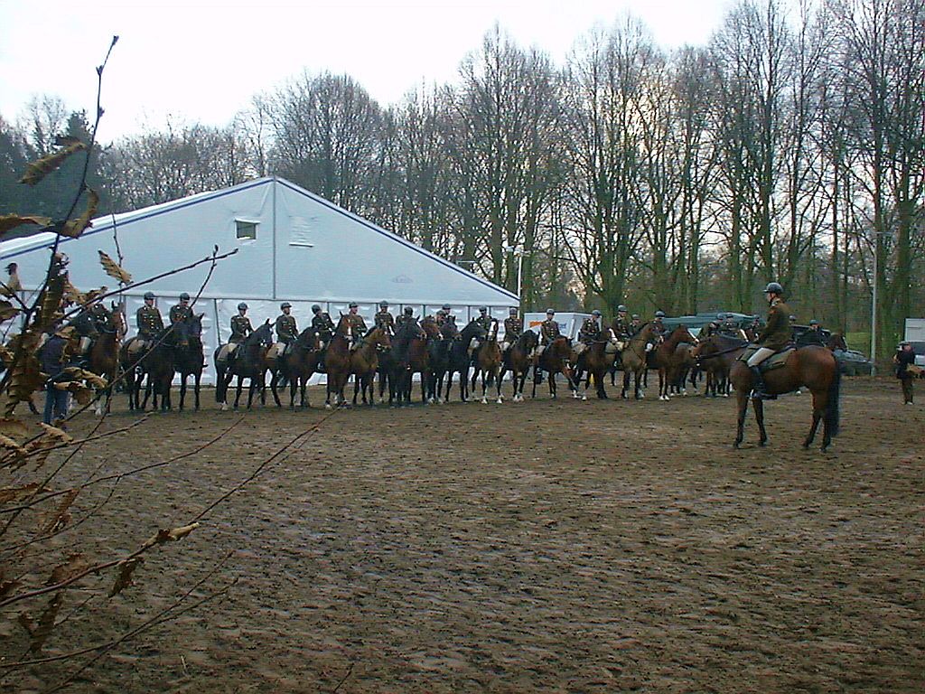 Oefening voor het Koninklijk huwelijk - Amsterdam
