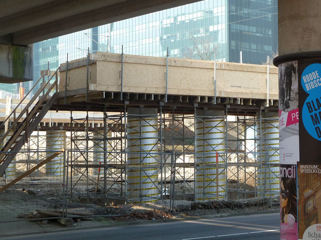 Station Zuid WTC - Werkzaamheden Noord- Zuidlijn - Amsterdam
