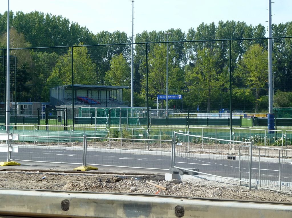 S.C. Buitenveldert  en De Boelelaan - Aanleg tramlijn 16 en 24 - Amsterdam
