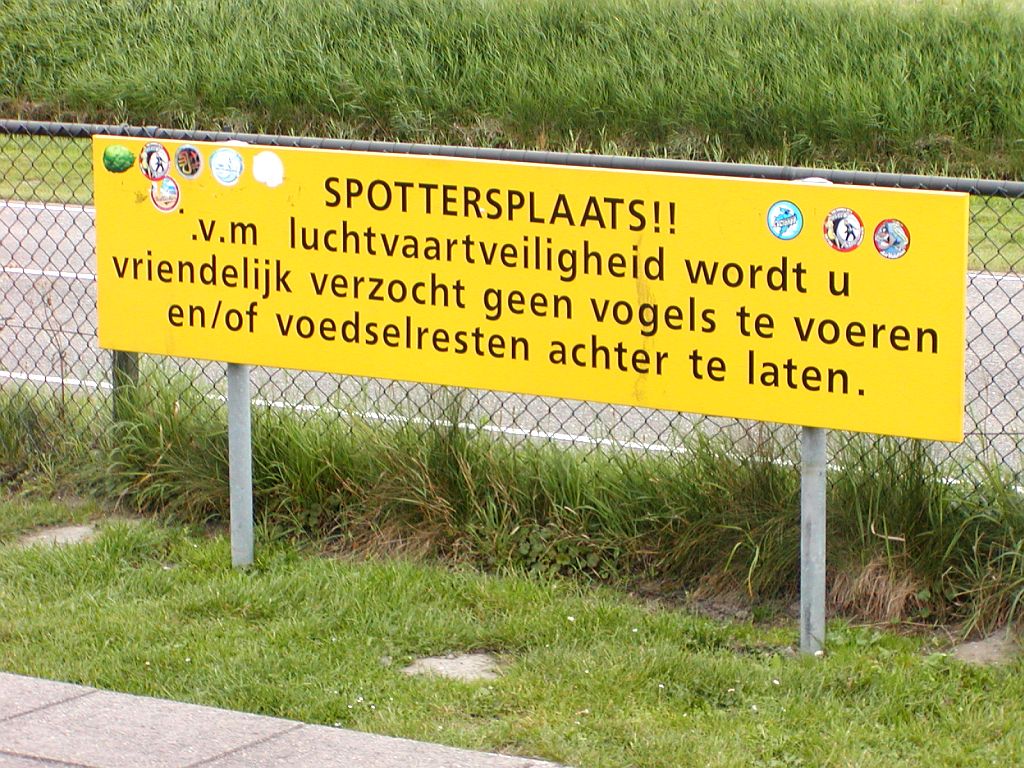 Spottersplaats Buitenveldertbaan - Amsterdam