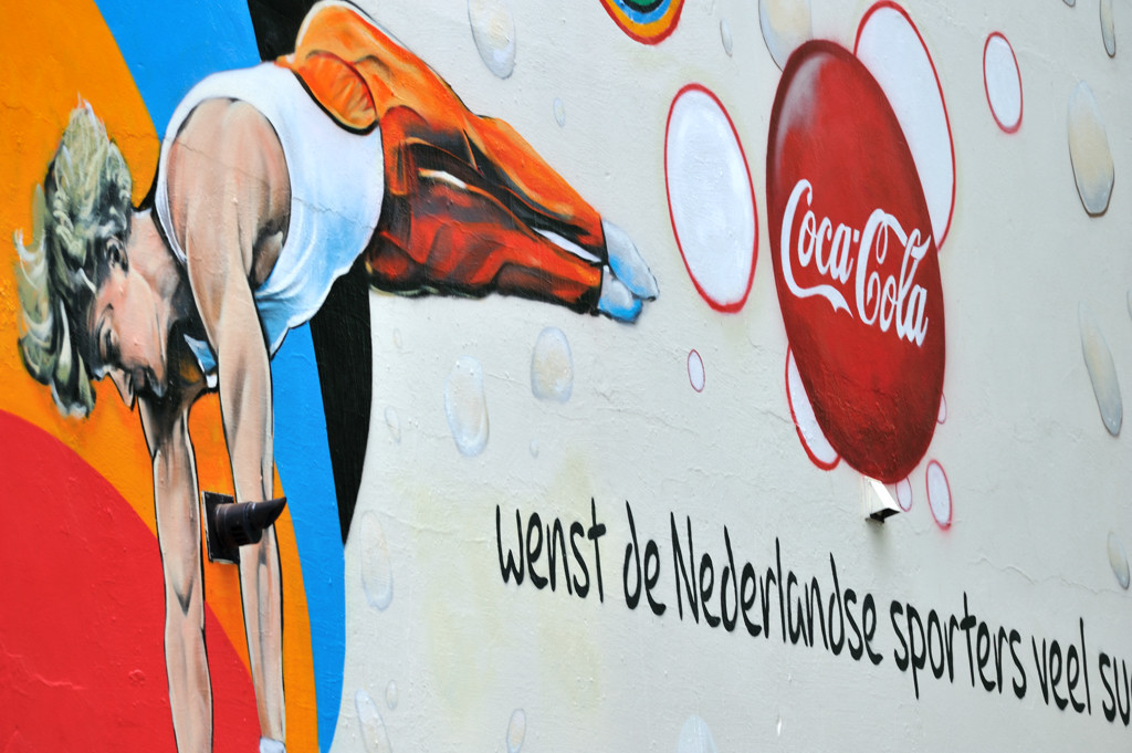 Bosbaanweg - Graffiti Olympische Spelen Londen - Epke Zonderland - Amsterdam