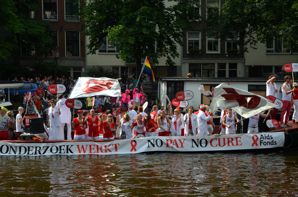 Canal Parade 2012 - Deelnemer Aids Fonds - Amsterdam