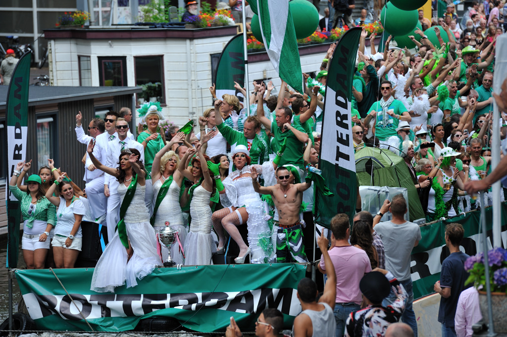 Canal Parade 2012 - Deelnemer Rotterdam Boot - Amsterdam