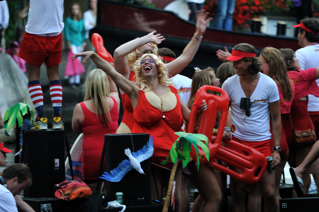 Canal Parade 2012 - Deelnemer Gaywatch - Amsterdam