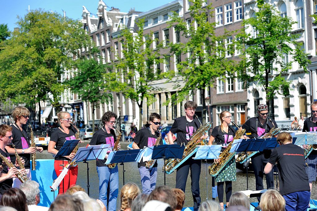 Grachtenfestival 2012 - Amsterdam Saxophone Orchestra - Amsterdam