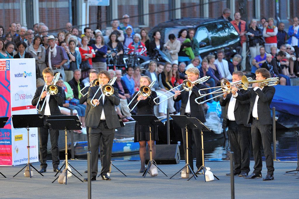 Grachtenfestival 2012 - Opening bij het Compagnietheater - Amsterdam