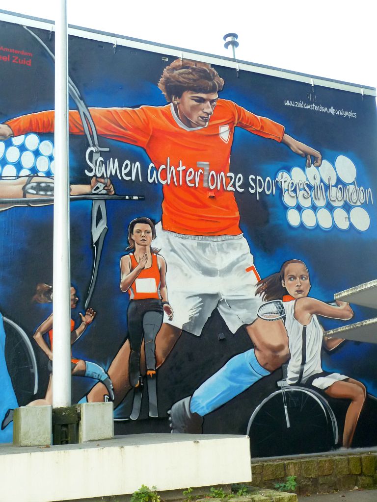 Bosbaanweg - Graffiti Paralympics Londen - Dennis Straatman - Amsterdam