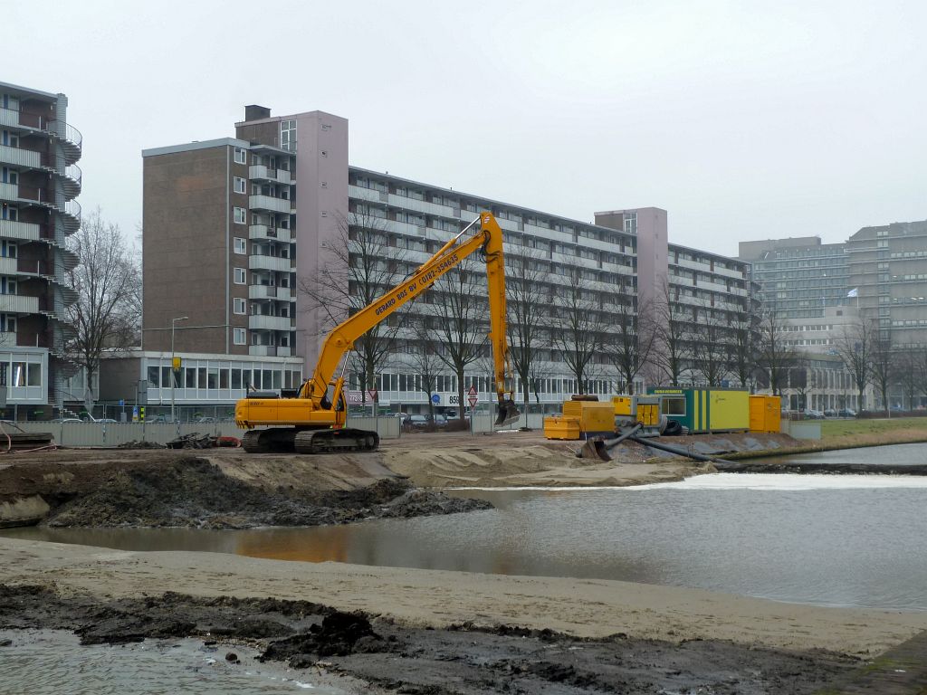 Lex van Deldenbrug - Aanleg en de Boelegracht - Amsterdam