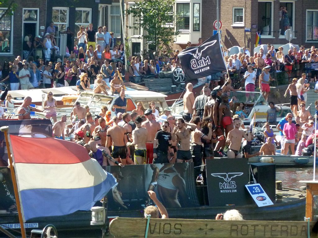 Canal Parade 2013 - Deelnemer Mister B. - Amsterdam