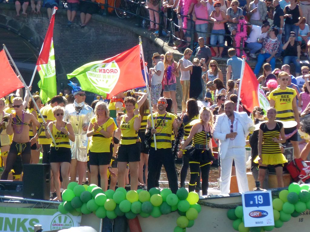 Canal Parade 2013 - Deelnemer GroenLinks - Amsterdam