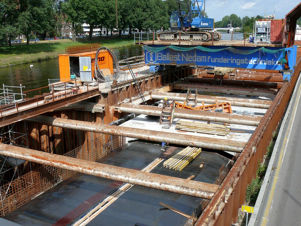 Werkzaamheden Noord- Zuidlijn - Noord Hollandschkanaal - Amsterdam