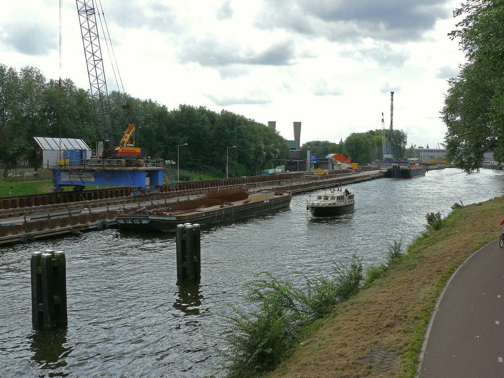 Werkzaamheden Noord- Zuidlijn - Noord Hollandschkanaal - Amsterdam