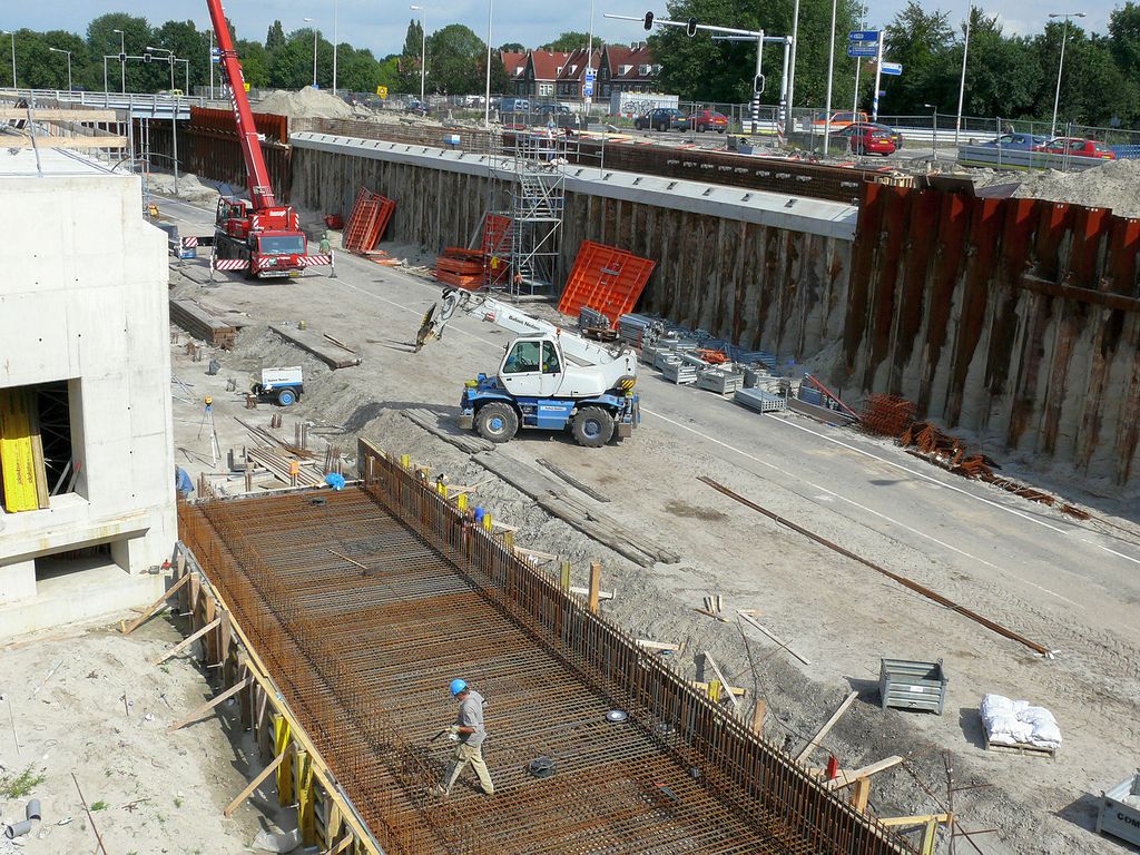 Werkzaamheden Noord- Zuidlijn - Station Noorderpark - Amsterdam