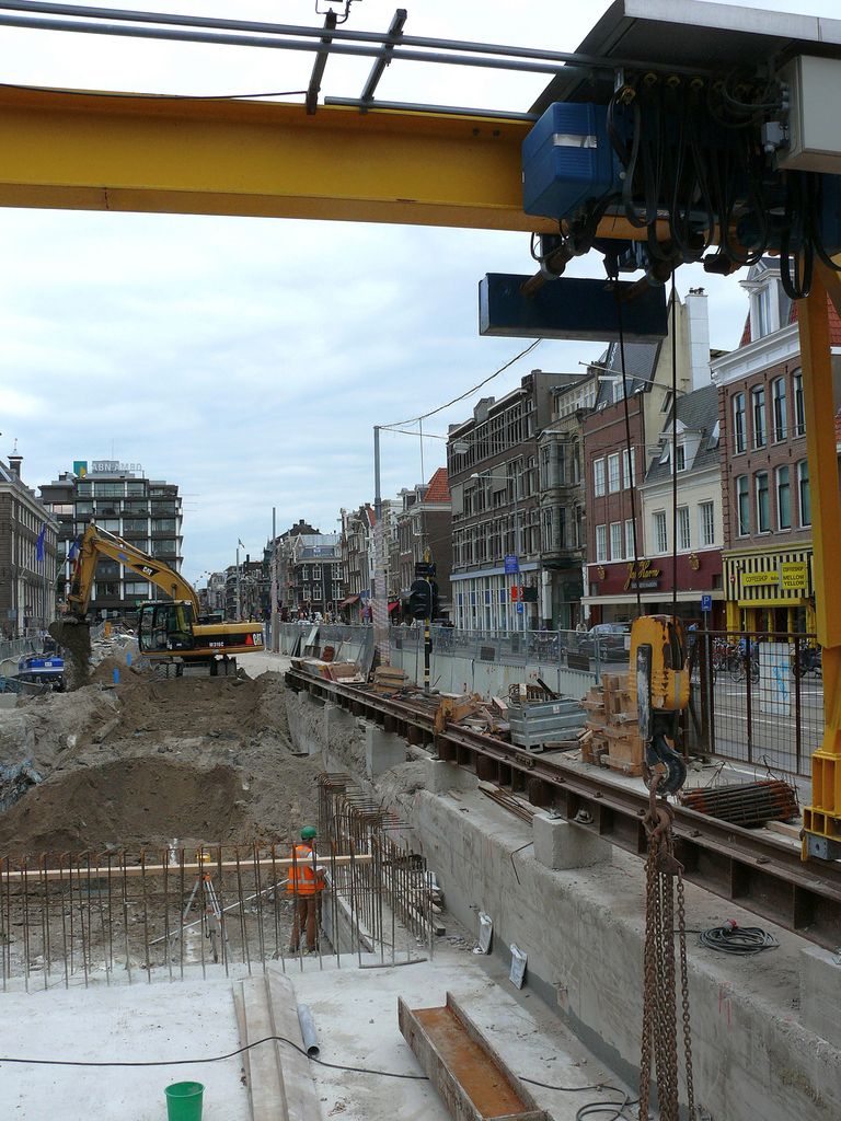 Werkzaamheden Noord- Zuidlijn - Amsterdam