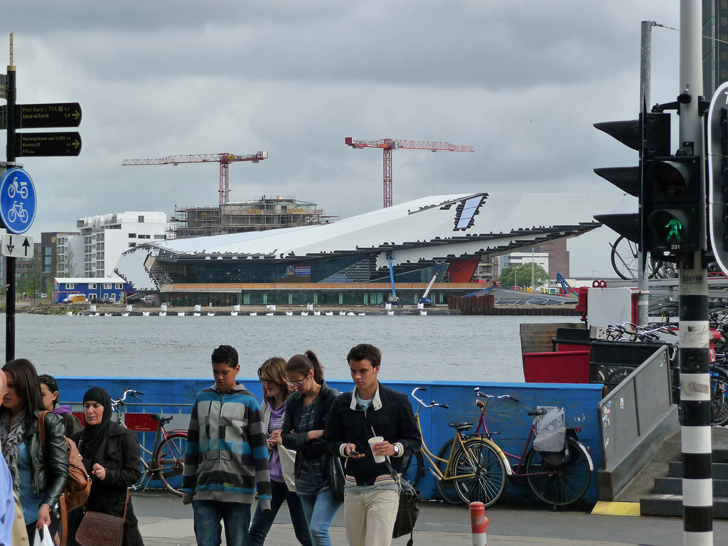 De Ruijterkade - Het IJ - Eye Film Instituut - Amsterdam