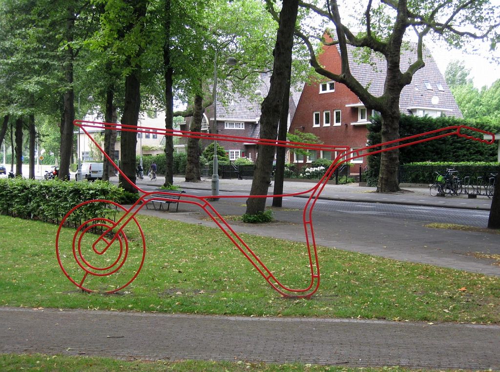 ArtZuid 2015 -  - Michael Craig-Martin - Wheelbarrow - Amsterdam