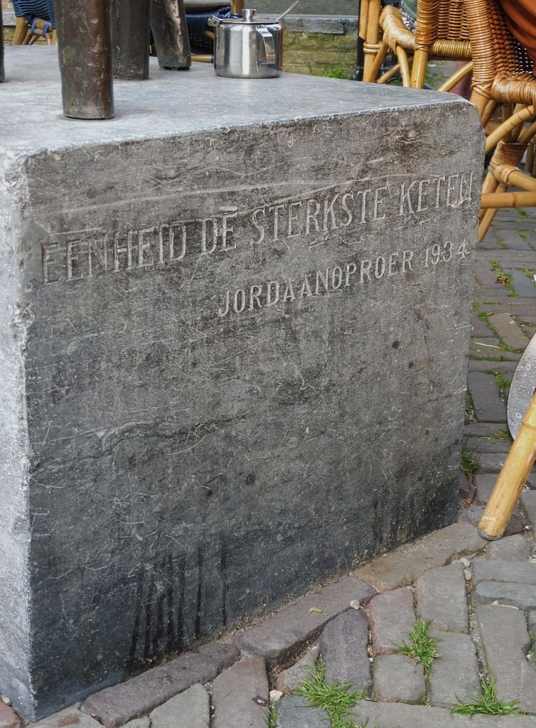 Jordaanoproer - Eenheid de sterkste keten door Sofie Hupkens - Amsterdam