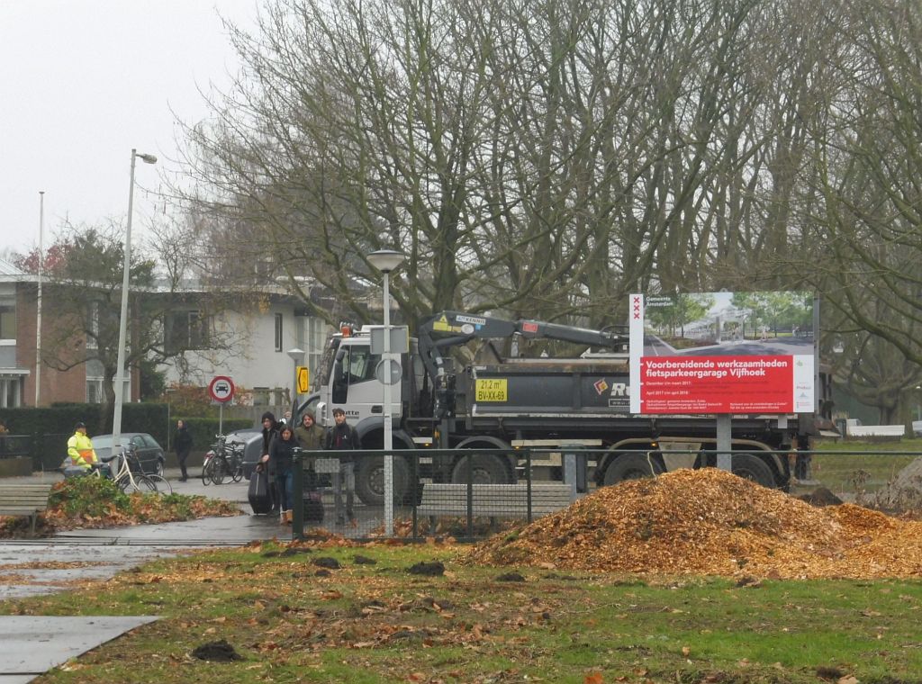 Fietsenstalling Vijfhoek - Aanleg - Amsterdam