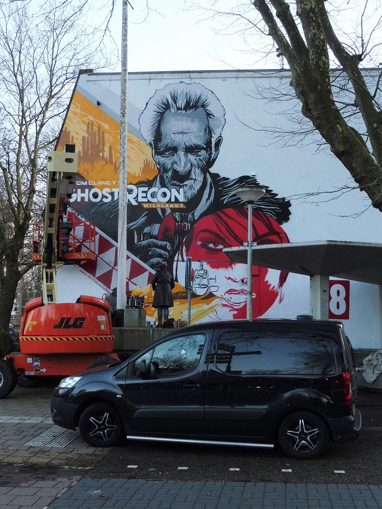 Bosbaanweg - Promotie Graffiti voor Ghost Recon Wildlands - Amsterdam