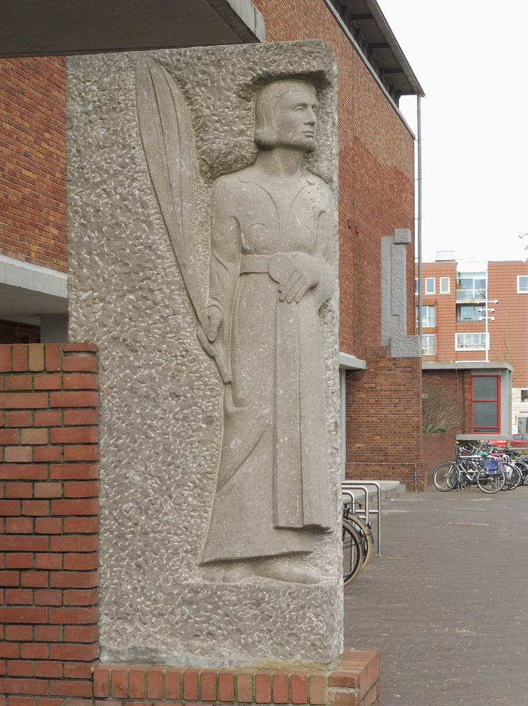 Olympisch Stadion - Hardstenen reliefs van Jan Altorf - Amsterdam