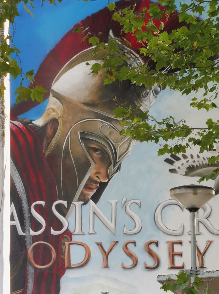 Bosbaanweg - Promotie Graffiti voor Assassins Creed Odyssey - Amsterdam