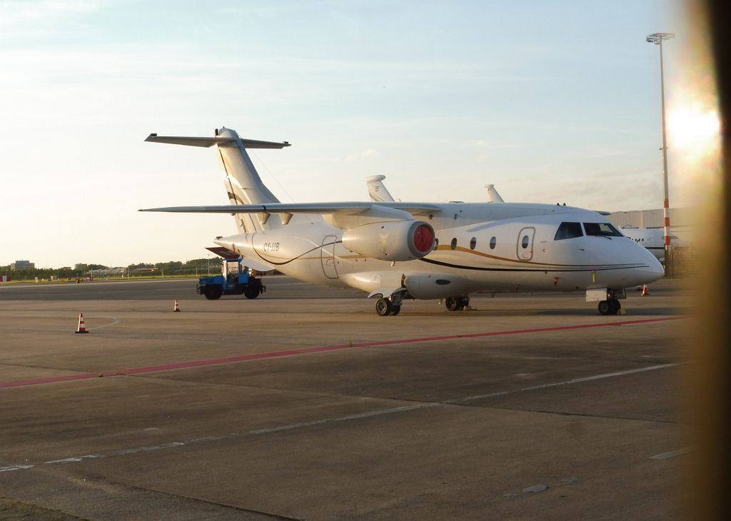 Platform Oost - OY-JJB Fairchild Dornier 328-310 328JET Envoy 3 - Amsterdam